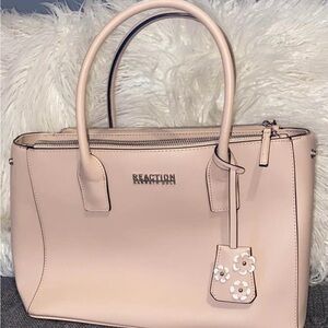 Reaction Kenneth Cole Women Satchel purse in Nude Color